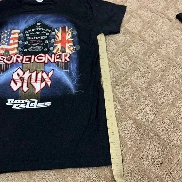 Foreigner STYX Don Felder 14’ Concert Tour  T-Shirt - Picture 5 of 7